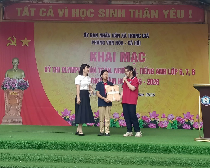 TRUNG GIÃ TỔ CHỨC KỲ THI OLYMPIC CÁC MÔN TOÁN, NGỮ VĂN, TIẾNG ANH CẤP THCS CHO HỌC SINH KHỐI 6,7,8- Ảnh 5.