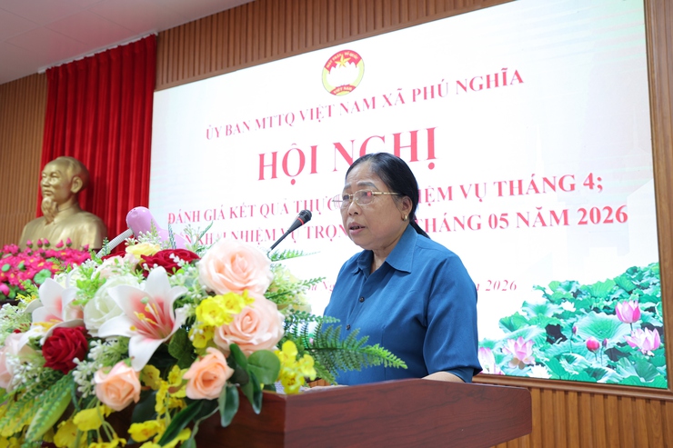 Ủy ban Mặt trận tổ quốc Việt Nam xã Phú Nghĩa triển khai các nhiệm vụ trọng tâm tháng 5/2026- Ảnh 6.