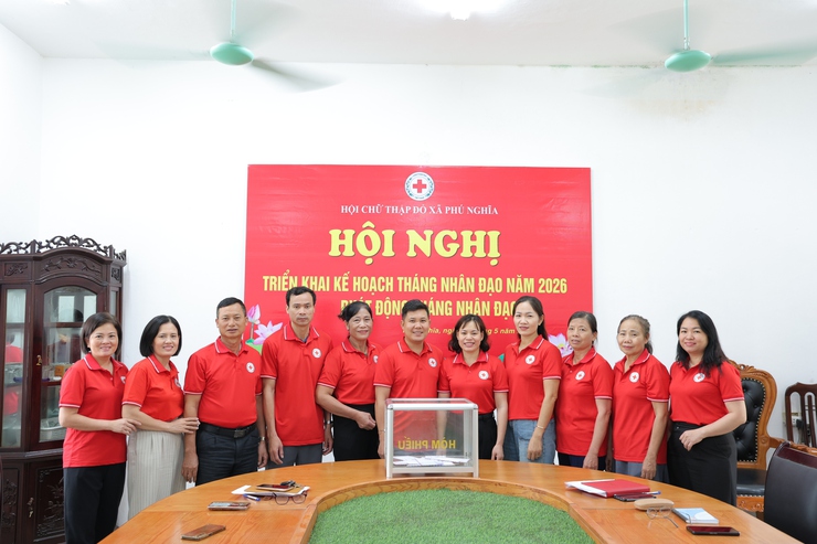 Hội Chữ thập đỏ xã Phú Nghĩa triển khai Kế hoạch tổ chức “Tháng Nhân đạo” năm 2026- Ảnh 4.