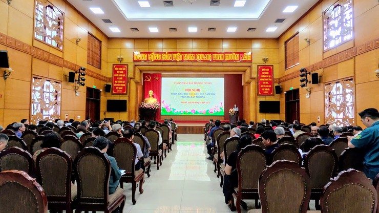 UBND phường Tây Hồ tổ chức Hội nghị triển khai thu các loại quỹ năm 2026- Ảnh 1.