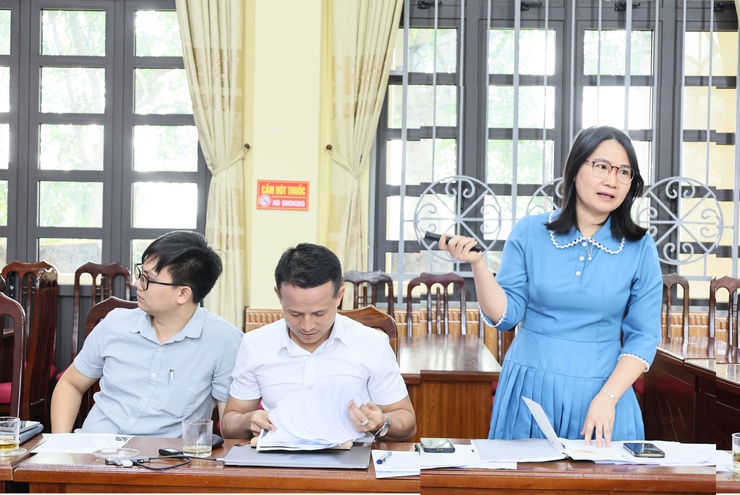 Quảng Bị tổ chức Hội nghị tháo gỡ khó khăn, vướng mắc trong thực hiện dự án cải tạo, xây dựng Trường THPT Chúc Động- Ảnh 4.