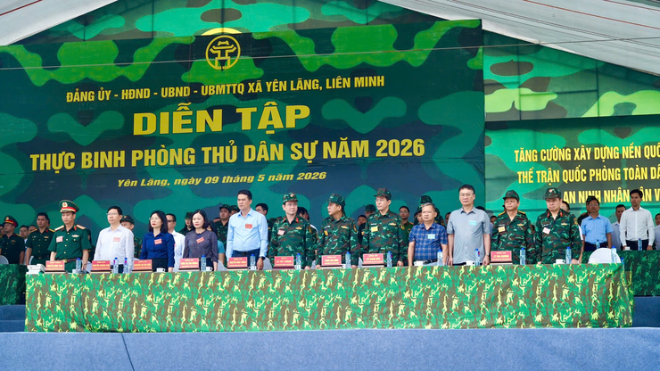 Xã Yên Lãng hoàn thành diễn tập tác chiến trong khu vực phòng thủ năm 2026- Ảnh 2.