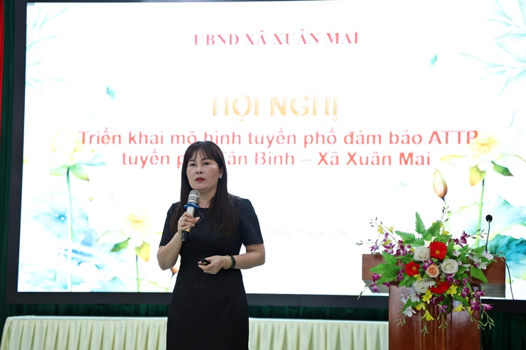 Xuân Mai đẩy mạnh tuyên truyền xây dựng tuyến phố an toàn thực phẩm- Ảnh 3.