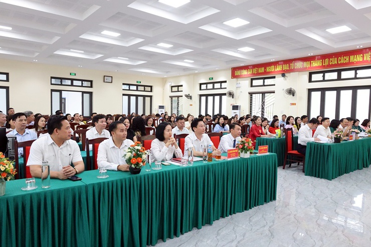 Hội thi Báo cáo viên, Tuyên truyên viên giỏi xã Xuân Mai: Diễn đàn lan tỏa nghị quyết của Đảng- Ảnh 1.