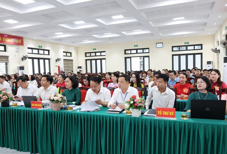 Hội thi Báo cáo viên, Tuyên truyên viên giỏi xã Xuân Mai: Diễn đàn lan tỏa nghị quyết của Đảng- Ảnh 2.