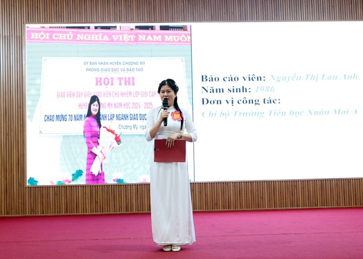 Hội thi Báo cáo viên, Tuyên truyên viên giỏi xã Xuân Mai: Diễn đàn lan tỏa nghị quyết của Đảng- Ảnh 6.