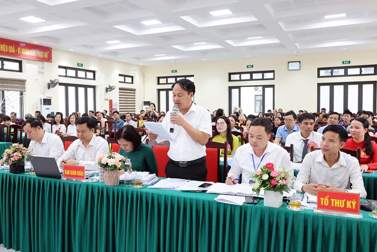 Hội thi Báo cáo viên, Tuyên truyên viên giỏi xã Xuân Mai: Diễn đàn lan tỏa nghị quyết của Đảng- Ảnh 14.