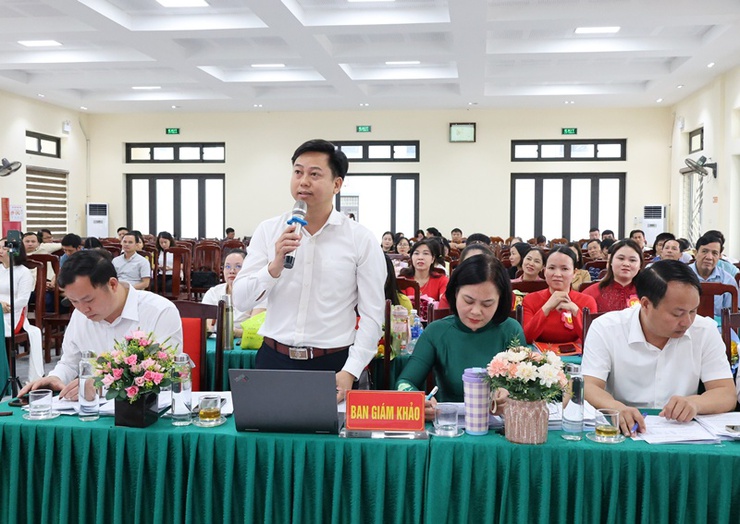 Hội thi Báo cáo viên, Tuyên truyên viên giỏi xã Xuân Mai: Diễn đàn lan tỏa nghị quyết của Đảng- Ảnh 13.