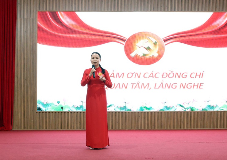 Hội thi Báo cáo viên, Tuyên truyên viên giỏi xã Xuân Mai: Diễn đàn lan tỏa nghị quyết của Đảng- Ảnh 8.