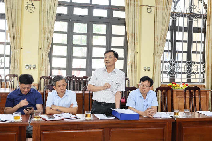 Quảng Bị tổ chức Hội nghị tháo gỡ khó khăn, vướng mắc trong thực hiện dự án cải tạo, xây dựng Trường THPT Chúc Động- Ảnh 3.