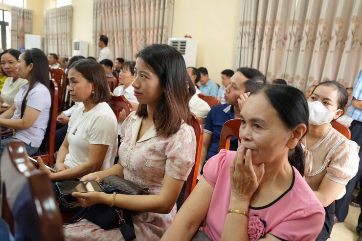 BỒI DƯỠNG NGHIỆP VỤ CÔNG TÁC MẶT TRẬN CHO CÁN BỘ 4 XÃ THANH OAI, BÌNH MINH, TAM HƯNG, DÂN HÒA- Ảnh 5.