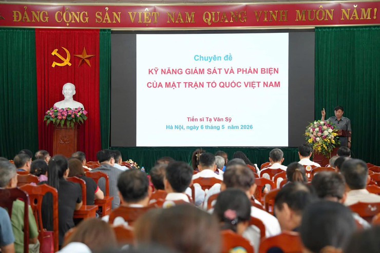 BỒI DƯỠNG NGHIỆP VỤ CÔNG TÁC MẶT TRẬN CHO CÁN BỘ 4 XÃ THANH OAI, BÌNH MINH, TAM HƯNG, DÂN HÒA- Ảnh 2.