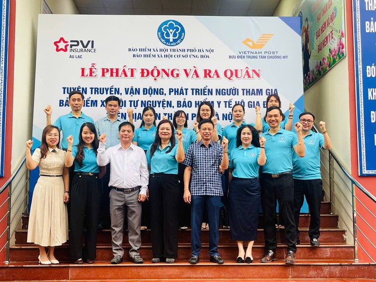 Ứng Thiên nâng cao nhận thức người dân về BHXH tự nguyện, BHYT hộ gia đình- Ảnh 1.