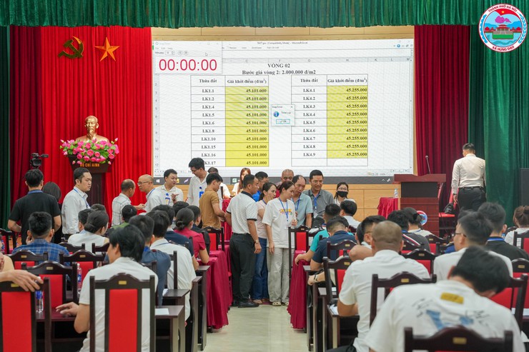 UBND XÃ HƯNG ĐẠO TỔ CHỨC THÀNH CÔNG PHIÊN ĐẤU GIÁ QUYỀN SỬ DỤNG ĐẤT ĐỐI VỚI 19 LÔ ĐẤT THUỘC DỰ ÁN ĐG31 THÔN YÊN QUÁN- Ảnh 7.