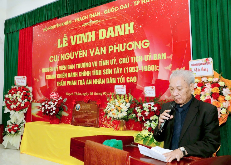 Vinh danh người con ưu tú của dòng họ Nguyễn Khiêm Thạch Thán- Ảnh 10.