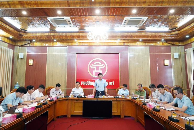 Phường Chương Mỹ kiểm điểm tiến độ giải phóng mặt bằng Quốc lộ 6 và dự án khu tái định cư Đồng Giải- Ảnh 1.