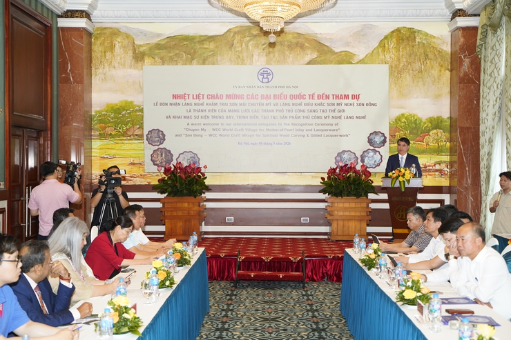 Hà Nội đón đoàn đại biểu quốc tế dự lễ vinh danh hai làng nghề thủ công sáng tạo thế giới- Ảnh 2.