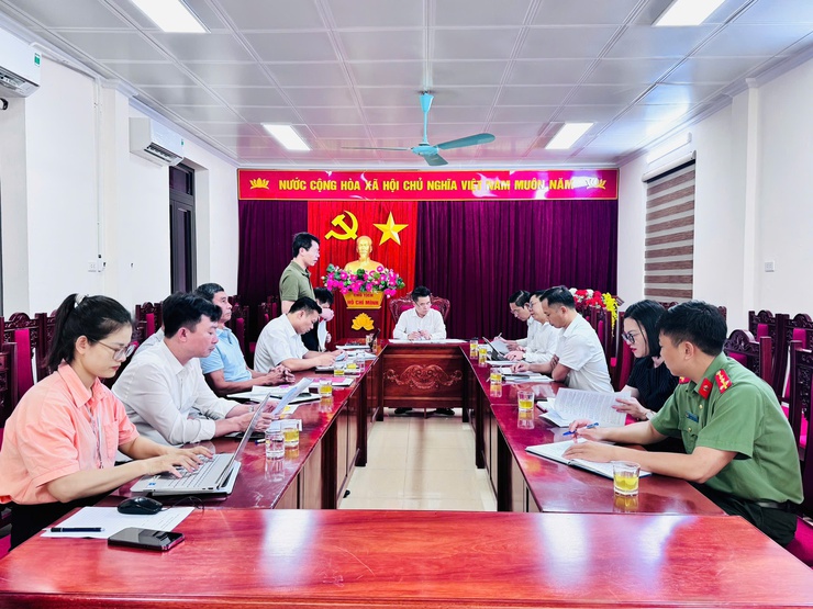 UBND xã Hát Môn làm việc với chủ Dự án Hoa Bay về thực hiện Kết luận thanh tra- Ảnh 1.