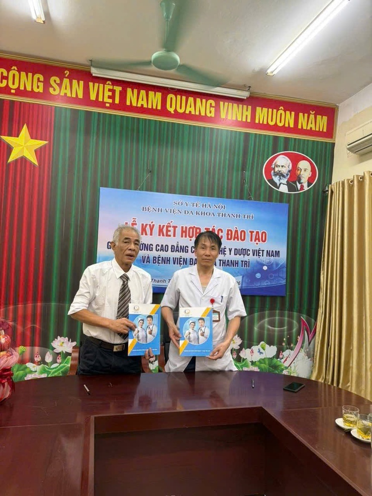 BỆNH VIỆN ĐA KHOA THANH TRÌ KÝ KẾT HỢP TÁC ĐÀO TẠO VỚI TRƯỜNG CAO ĐẲNG CÔNG NGHỆ Y DƯỢC VIỆT NAM- Ảnh 3.