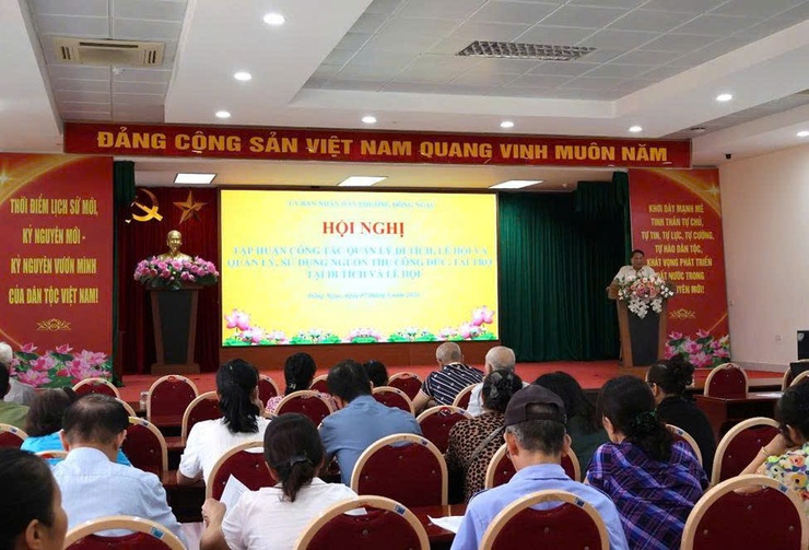 Phường Đông Ngạc tập huấn công tác quản lý di tích, lễ hội- Ảnh 1.
