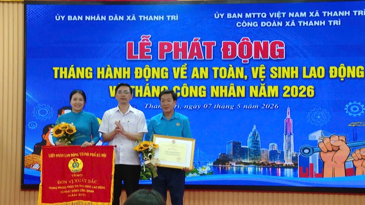 Xã Thanh Trì phát động Tháng hành động về An toàn, vệ sinh lao động và Tháng Công nhân năm 2026- Ảnh 5.