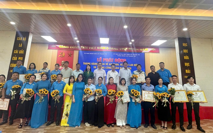 Xã Thanh Trì phát động Tháng hành động về An toàn, vệ sinh lao động và Tháng Công nhân năm 2026- Ảnh 10.