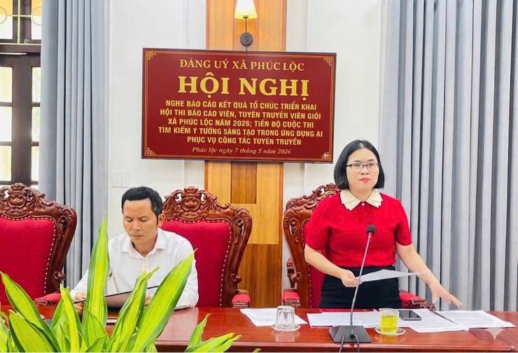 Ban Tổ chức các Cuộc thi xã Phúc Lộc nghe báo cáo tiến độ thực hiện- Ảnh 4.