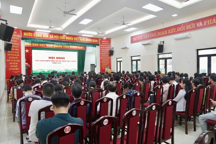 UBND xã Thiên Lộc tổ chức hội nghị tập huấn kiến thức về an toàn thực phẩm năm 2026.- Ảnh 9.
