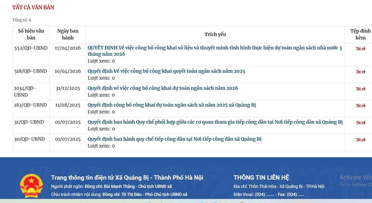 Công khai - Minh bạch - Hiệu quả: Đột phá trong cải cách tài chính công tại xã Quảng Bị năm 2026- Ảnh 1.