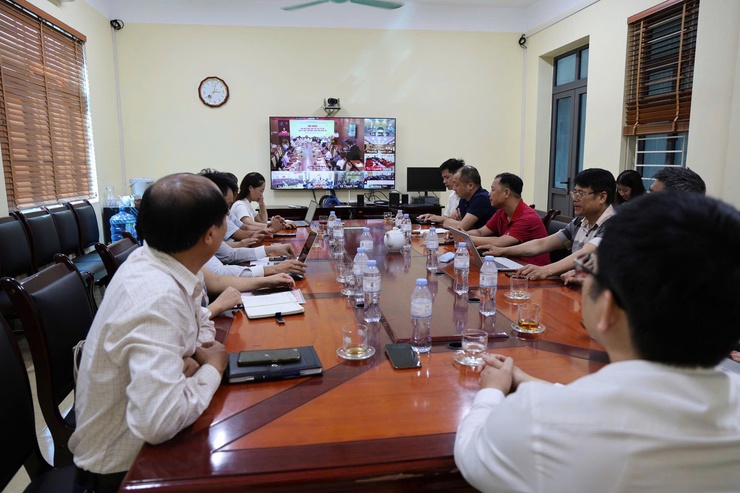 Xã Tam Hưng tham dự Hội nghị tiếp xúc cử tri của Đoàn đại biểu Quốc hội Thành phố Hà Nội sau Kỳ họp thứ nhất, Quốc hội khóa XVI- Ảnh 1.