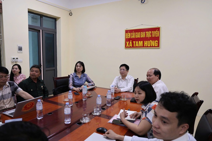 Xã Tam Hưng tham dự Hội nghị tiếp xúc cử tri của Đoàn đại biểu Quốc hội Thành phố Hà Nội sau Kỳ họp thứ nhất, Quốc hội khóa XVI- Ảnh 7.
