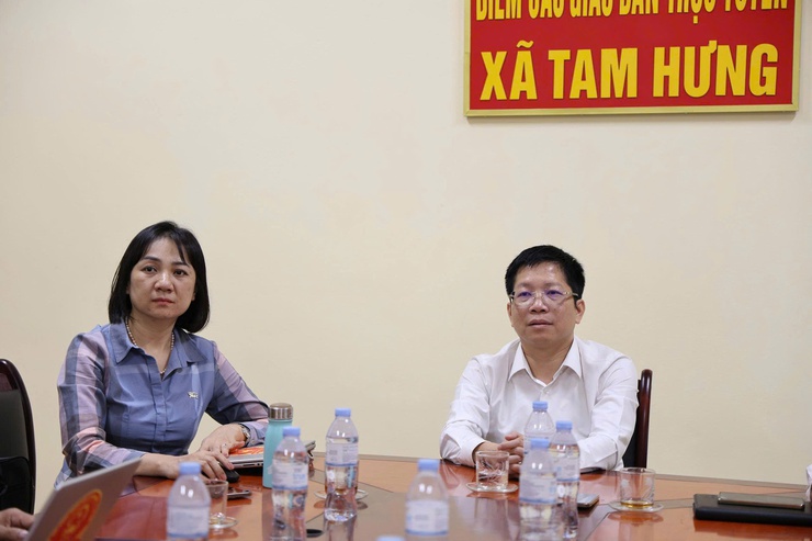 Xã Tam Hưng tham dự Hội nghị tiếp xúc cử tri của Đoàn đại biểu Quốc hội Thành phố Hà Nội sau Kỳ họp thứ nhất, Quốc hội khóa XVI- Ảnh 2.