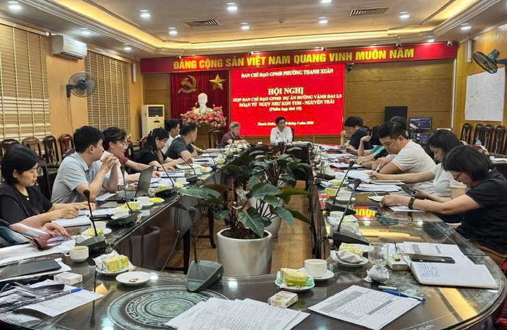 Quyết tâm, khẩn trương và trách nhiệm: Ban Chỉ đạo giải phóng mặt bằng đường vành đai 2,5 đoạn Ngụy Như Kon Tum - Nguyễn Trãi họp phiên thứ 15- Ảnh 1.
