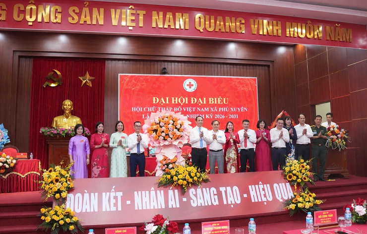 Đại hội đại biểu Hội Chữ thập đỏ xã Phú Xuyên lần thứ I, nhiệm kỳ 2026 – 2031 thành công tốt đẹp- Ảnh 1.