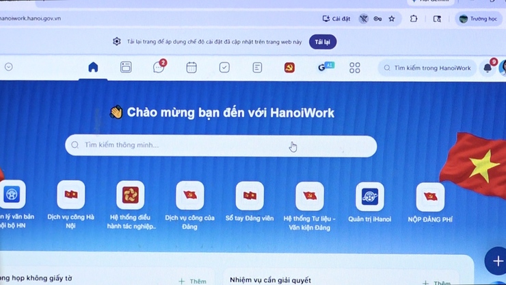 XÃ MỸ ĐỨC TẬP HUẤN HƯỚNG DẪN SỬ DỤNG NỀN TẢNG SỐ HANOI WORK- Ảnh 5.