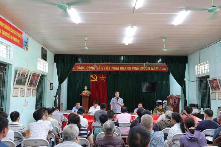 UBND xã Phú Nghĩa tổ chức đối thoại với 61 hộ dân  thôn Đồi 3 làm rõ những nội dung liên quan đếnPhương án hỗ trợ, bồi thường và tái định cư thực hiện Dự án cải tạo, nâng cấp Quốc lộ 6 đoạn Ba La – Xuân Mai- Ảnh 1.