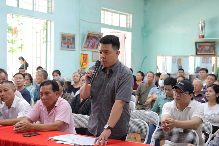 UBND xã Phú Nghĩa tổ chức đối thoại với 61 hộ dân  thôn Đồi 3 làm rõ những nội dung liên quan đếnPhương án hỗ trợ, bồi thường và tái định cư thực hiện Dự án cải tạo, nâng cấp Quốc lộ 6 đoạn Ba La – Xuân Mai- Ảnh 5.