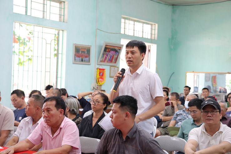 UBND xã Phú Nghĩa tổ chức đối thoại với 61 hộ dân  thôn Đồi 3 làm rõ những nội dung liên quan đếnPhương án hỗ trợ, bồi thường và tái định cư thực hiện Dự án cải tạo, nâng cấp Quốc lộ 6 đoạn Ba La – Xuân Mai- Ảnh 4.