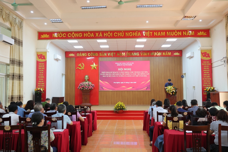 Đảng bộ xã Phú Nghĩa có 380 tác phẩm tham gia Cuộc thi chính luận về bảo vệ nền tảng tư tưởng của Đảng lần thứ Sáu, năm 2026- Ảnh 1.