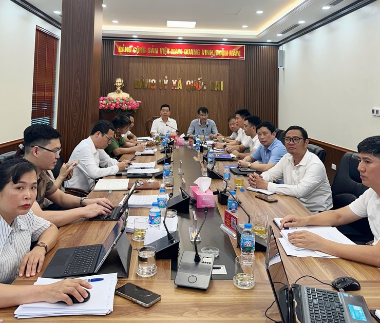 ĐẢNG ỦY XÃ QUỐC OAI TIẾP VÀ LÀM VIỆC VỚI TRƯỜNG ĐẠI HỌC SƯ PHẠM NGHỆ THUẬT TRUNG ƯƠNG KHẢO SÁT ĐỊA ĐIỂM XÂY DỰNG CƠ SỞ ĐÀO TẠO MỚI- Ảnh 1.
