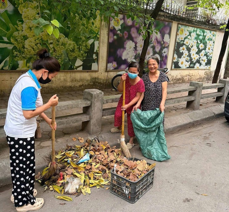 Hội Liên hiệp Phụ nữ phường Ô Chợ Dừa: hoạt động hưởng ứng Tháng hành động vì môi trường và Ngày Môi trường Thế giới 5/6- Ảnh 3.