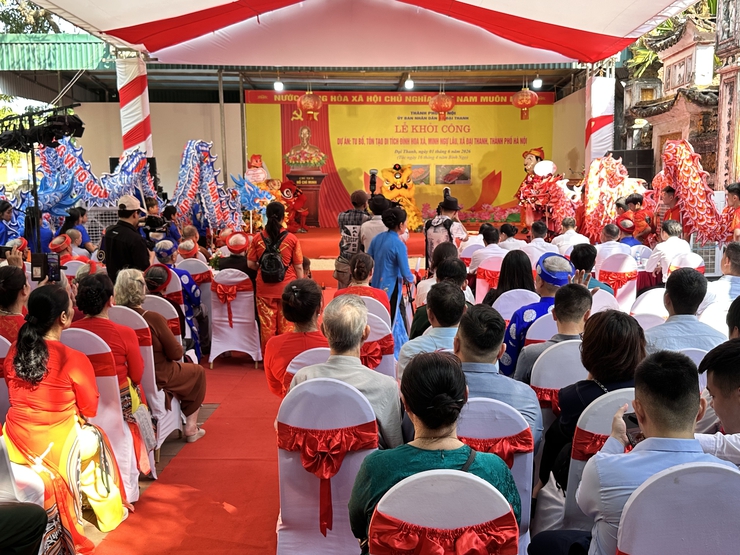 Xã Đại Thanh tổ chức Lễ khởi công tu bổ, tôn tạo 05 di tích lịch sử trên địa bàn xã- Ảnh 1.