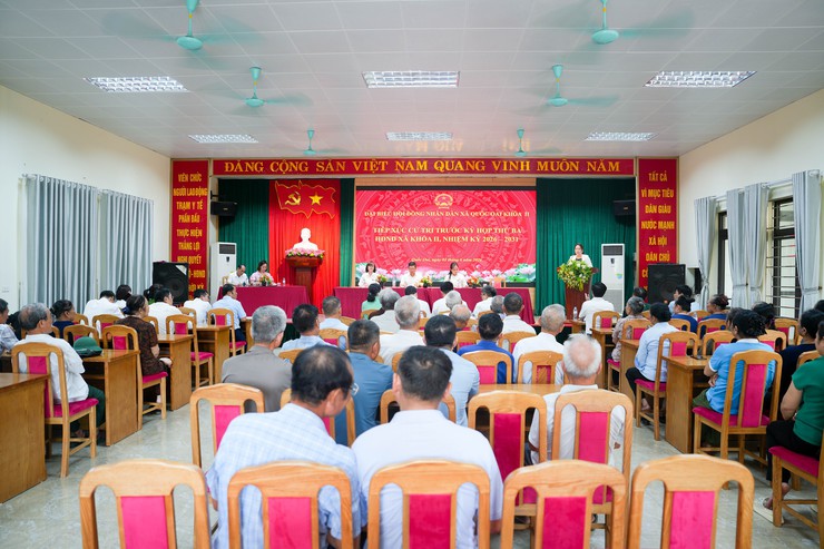 Hội nghị tiếp xúc cử tri trước Kỳ họp thứ ba HĐND xã Quốc Oai khóa II, nhiệm kỳ 2026-2031- Ảnh 3.