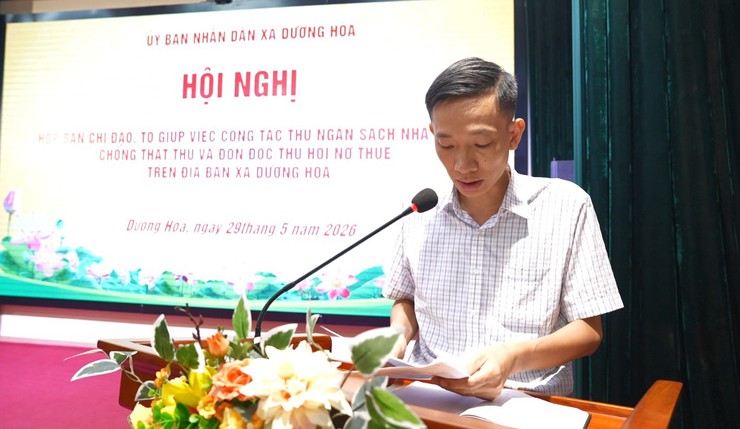 Ban chỉ đạo xã giao ban công tác thu ngân sách nhà nước, chống thất thu và đôn đốc thu hồi nợ thuế - Ảnh 3.