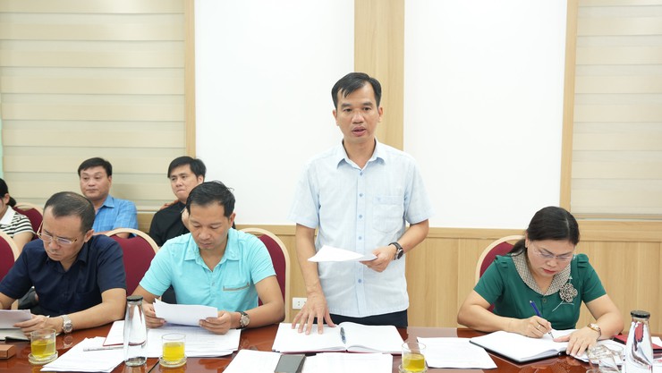 Thường trực Đảng uỷ xã nghe cáo báo công tác triển khai hệ thống OKR/KPI trên không gian làm việc số HanoiWork - Ảnh 1.