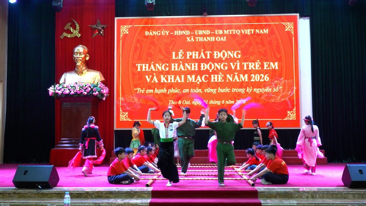 Xã Thanh Oai phát động Tháng hành động vì trẻ em và khai mạc hè năm 2026- Ảnh 5.