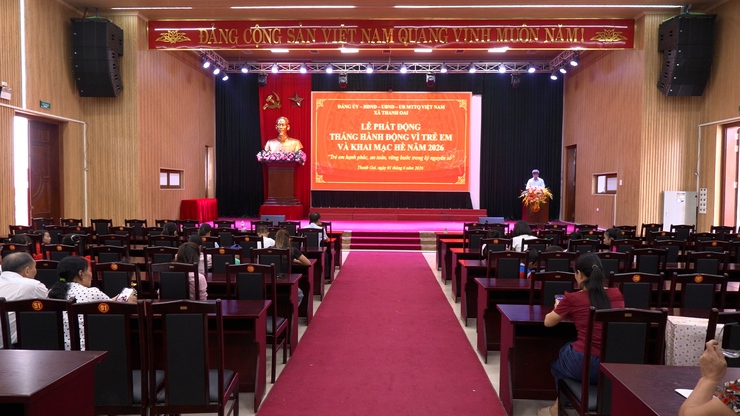 Xã Thanh Oai phát động Tháng hành động vì trẻ em và khai mạc hè năm 2026- Ảnh 1.