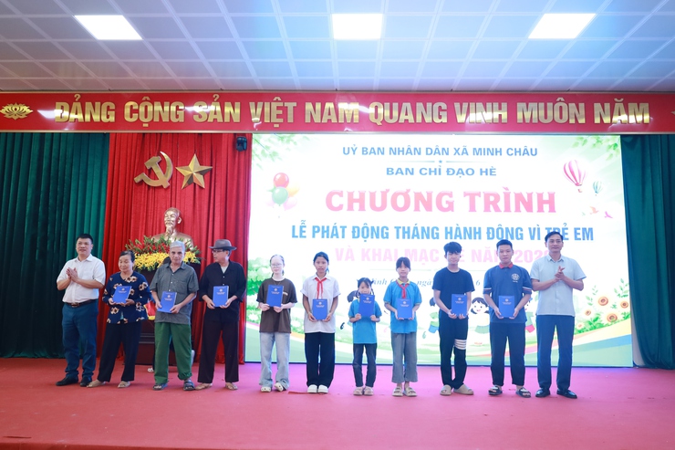 Xã Minh Châu phát động Tháng hành động vì trẻ em và khai mạc Hè năm 2026- Ảnh 9.