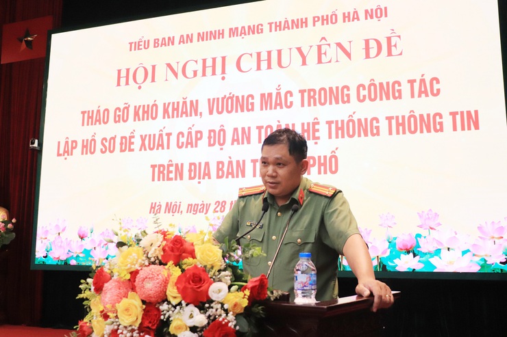 Tập trung tháo gỡ khó khăn trong công tác bảo đảm an ninh, an toàn hệ thống thông tin trên địa bàn Thành phố- Ảnh 5.