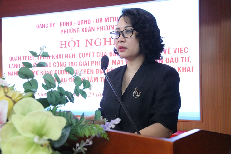 Phường Xuân Phương quán triệt, triển khai Nghị quyết về công tác GPMB Dự án đường 70 và triển khai nhiệm vụ trọng tâm tháng 6/2026- Ảnh 2.